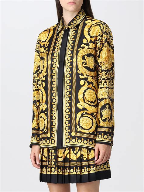 chemise versace femme|authentic versace shirt.